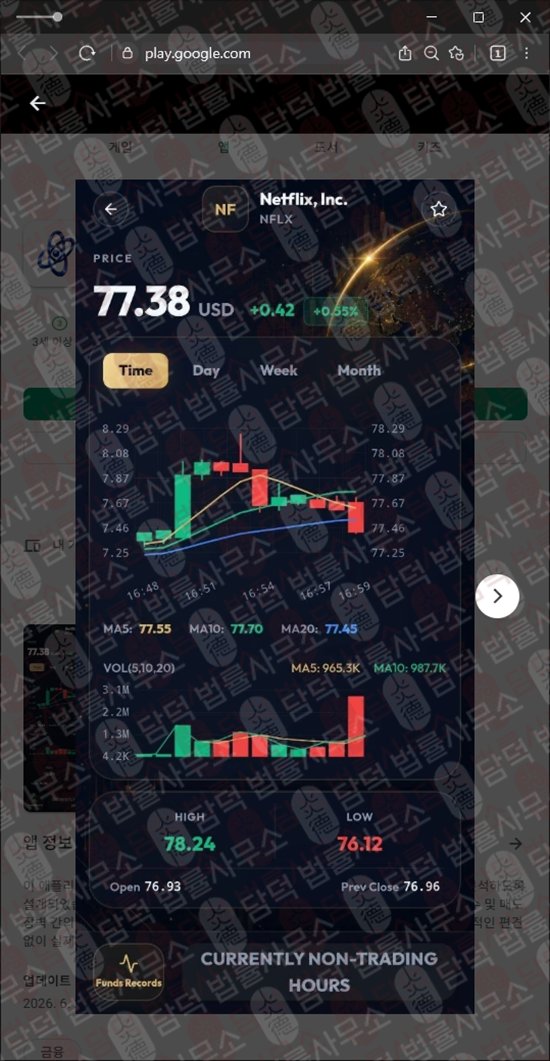 이 사진은 담덕법률사무소에서 캡쳐해둔 같은(ARESTOP) 웹사이트 캡쳐 사진이며 URL은 bitvortex.com 입니다.