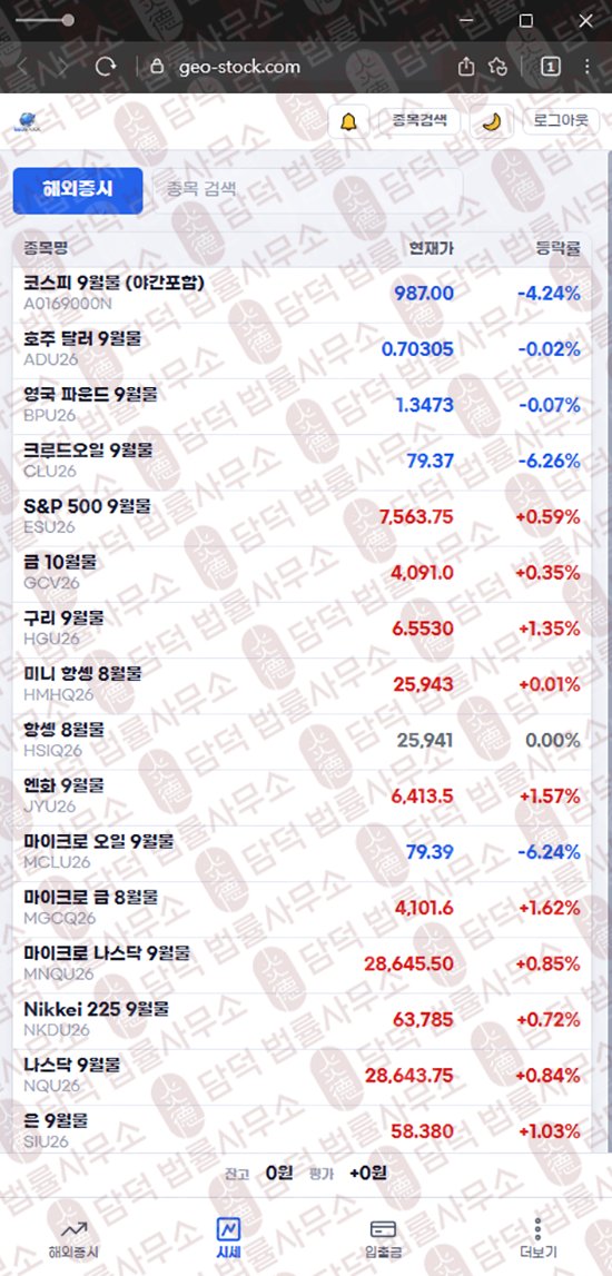 이 사진은 담덕법률사무소에서 캡쳐해둔 지오스톡(GEOSTOCK) 웹사이트 캡쳐 사진이며 URL은 geo-stock.com 입니다.