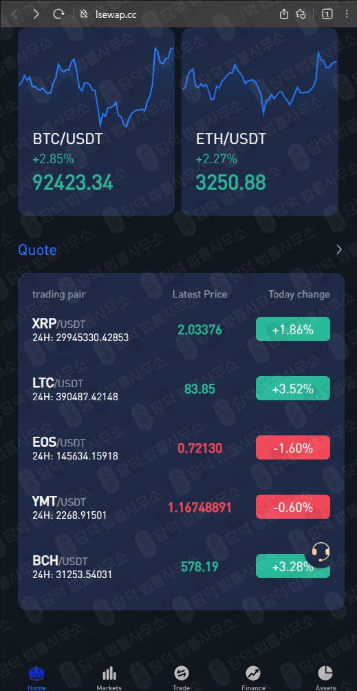 이 사진은 담덕법률사무소에서 캡쳐해둔 런던증권거래소(LSE) 웹사이트 캡쳐 사진이며 URL은 lsewap.cc 입니다.