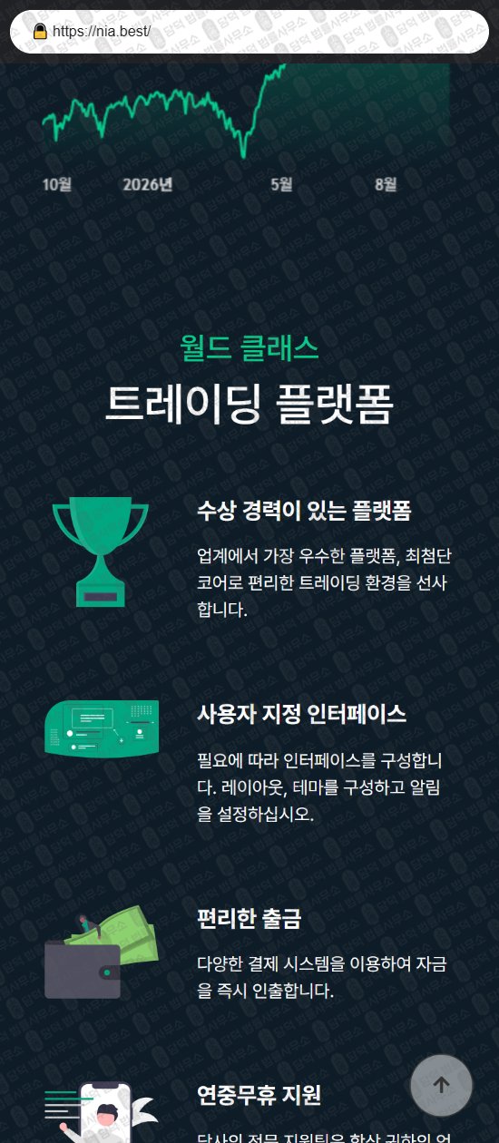 이 사진은 담덕법률사무소에서 캡쳐해둔 지수거래(NIA) 웹사이트 캡쳐 사진이며 URL은 damdeoc.com 입니다.