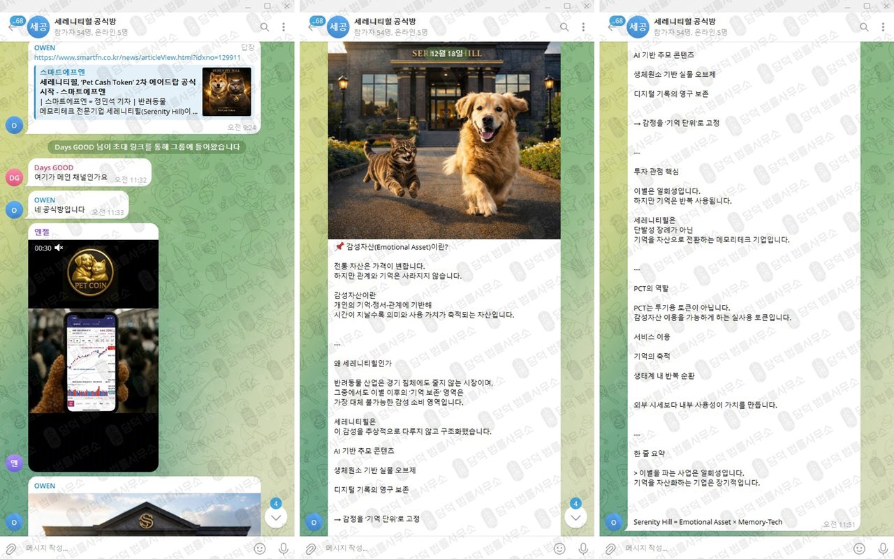 이 사진은 담덕법률사무소에서 캡쳐해둔 지갑(PCT) 웹사이트 캡쳐 사진이며 URL은 petcashtoken.com 입니다.