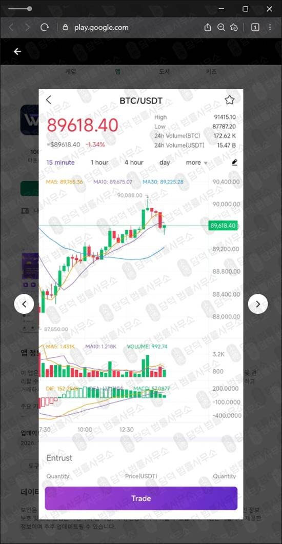 이 사진은 담덕법률사무소에서 캡쳐해둔 웨일베이스(WhaleBase) 웹사이트 캡쳐 사진이며 URL은 bluewhalepro.shop 입니다.